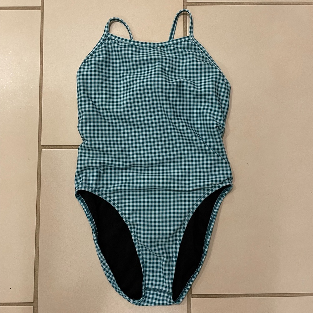 Jolyn swim onesie - Jackson 4 - picnix print - GUC - size 30 (small)